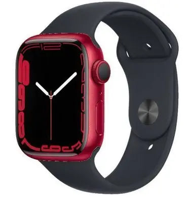 Apple Watch Series 7 (GPS + Cellular 45mm) -  Red Aluminum With Sport Band Midnight